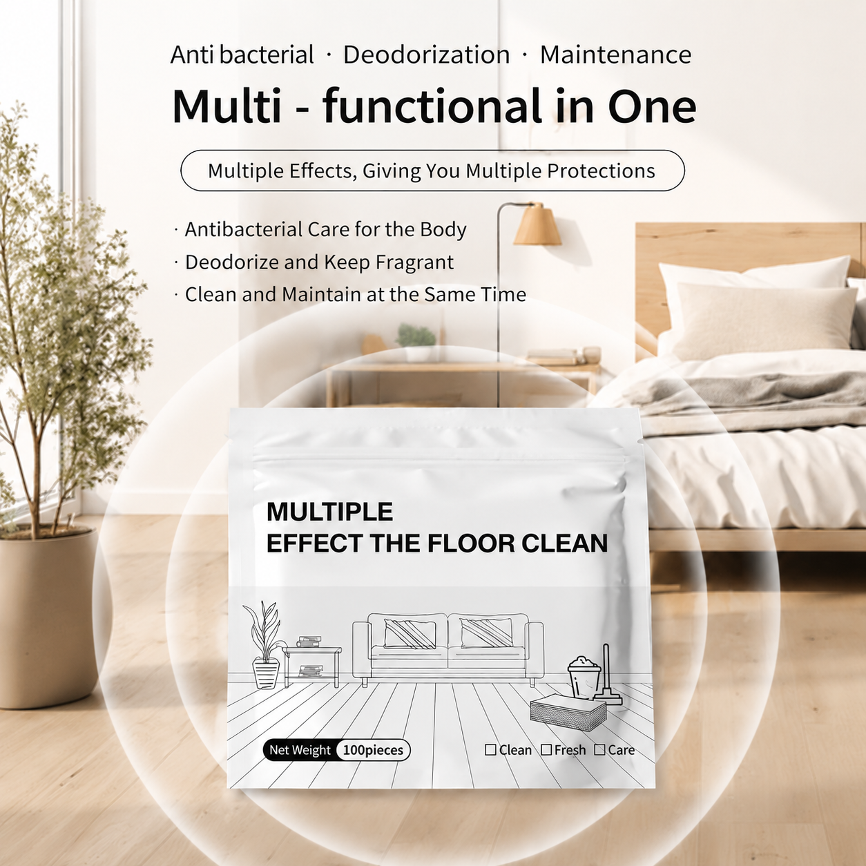 🔥Multi-Surface Floor Cleaning Tablets – Concentrated Cleaner for Hardwood, Tile, Laminate & More