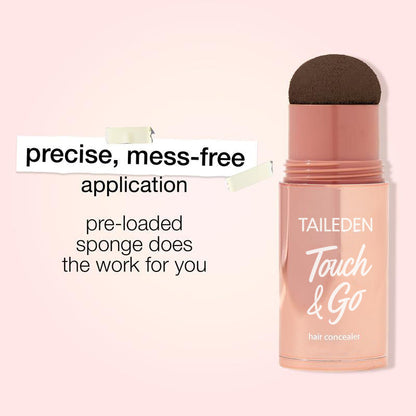 Touch & Go Hair Concealer | Instant Root Touch-Up Stick For Gray Hair & Sparse Hairline